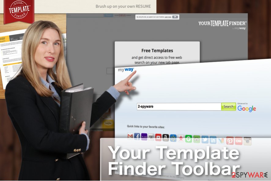 Your Template Finder Toolbar official website