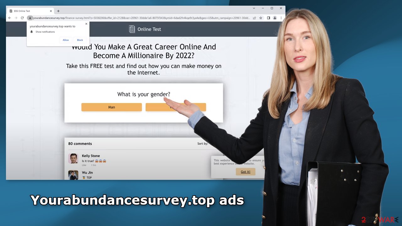 Yourabundancesurvey.top ads