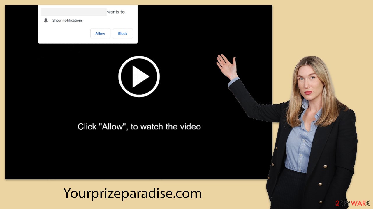 Yourprizeparadise.com scam