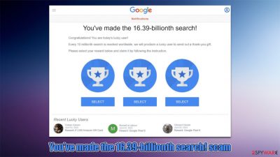 You've made the 16.39-billionth search scam