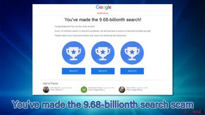 You've made the 9.68-billionth search scam