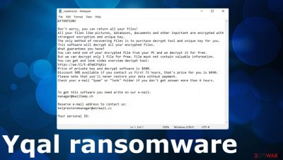 Yqal ransomware