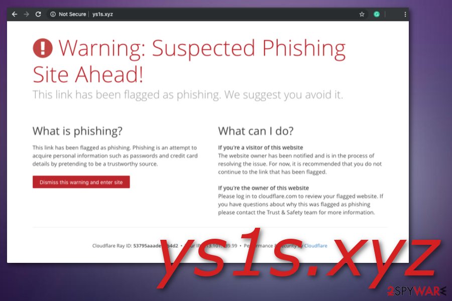 Ys1s.xyz browser hijacker