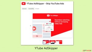 YTube AdSkipper adware
