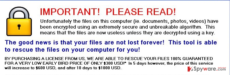ZeroLocker virus snapshot ZeroLocker virus snapshot