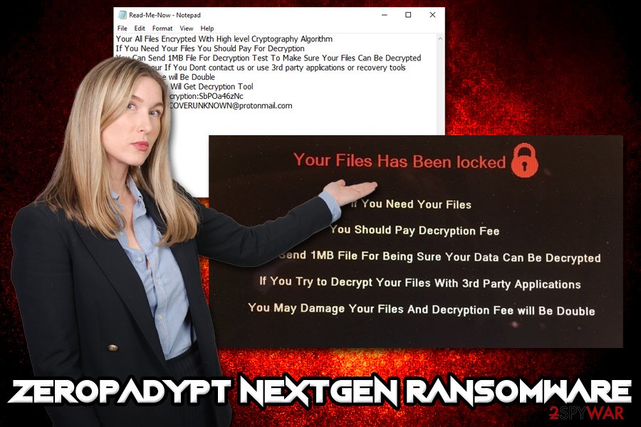 Zeropadypt NextGen ransomware virus