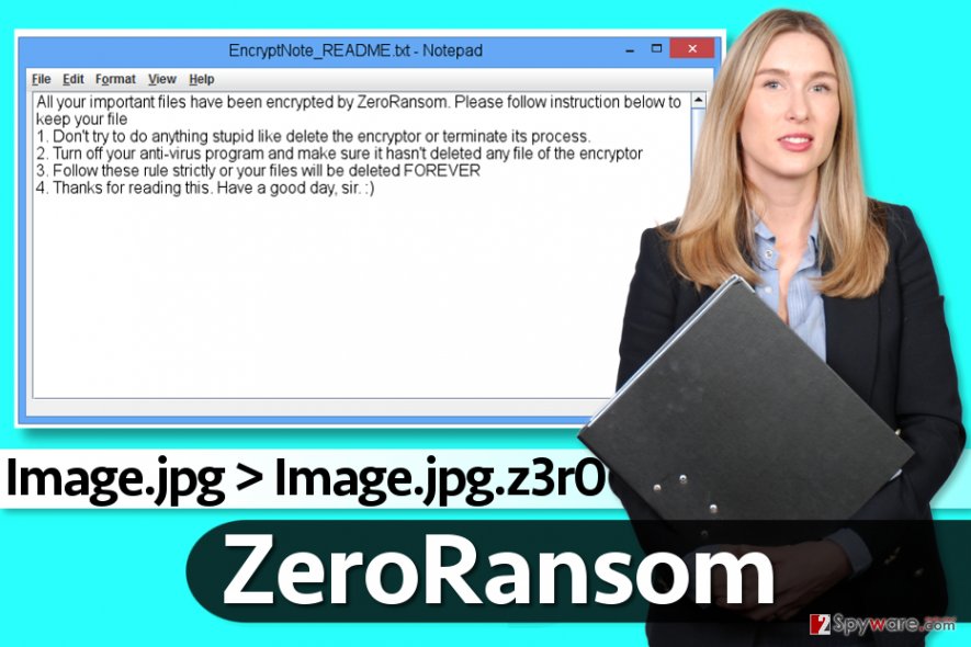 ZeroRansom ransomware