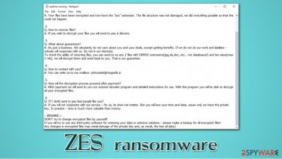 ZES ransomware