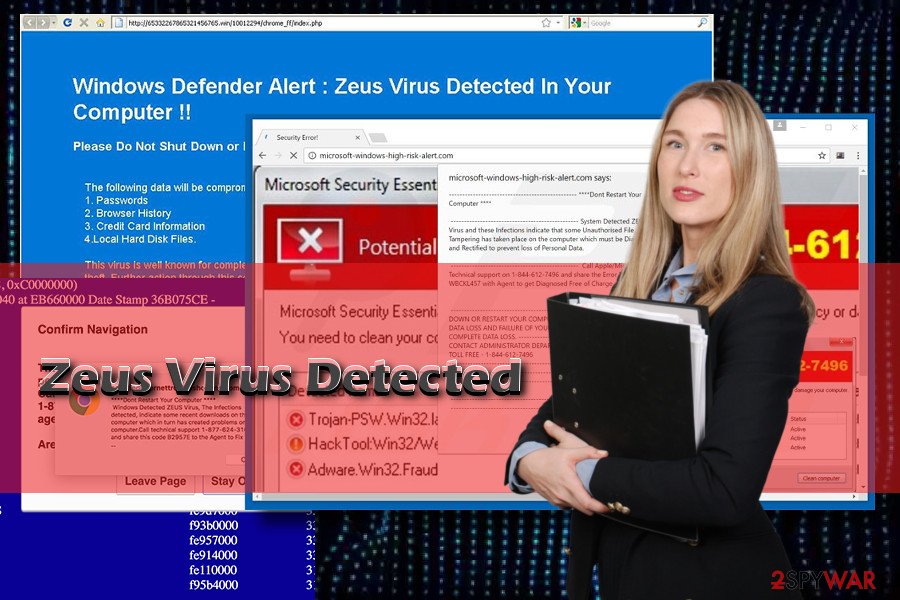 Zeus Virus Detected virus