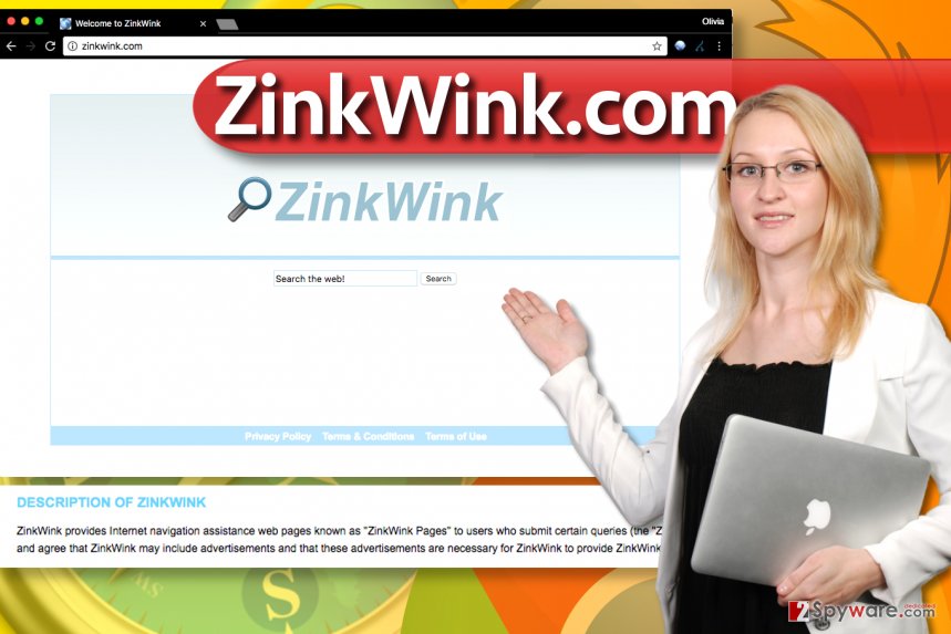 ZinkWink.com browser hijacker