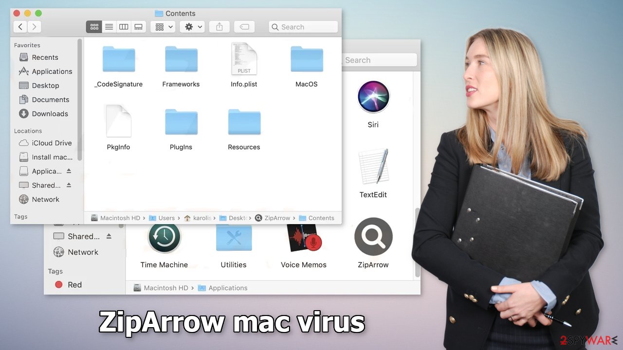 ZipArrow mac virus