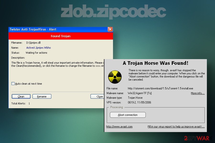 zlob.zipcodec virus