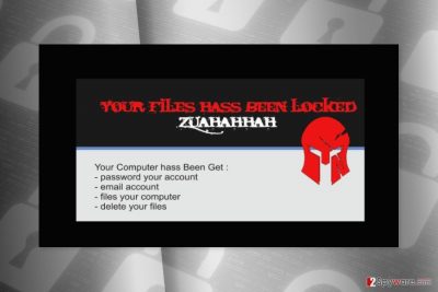 Rasnom note by Zuahahhah ransomware virus