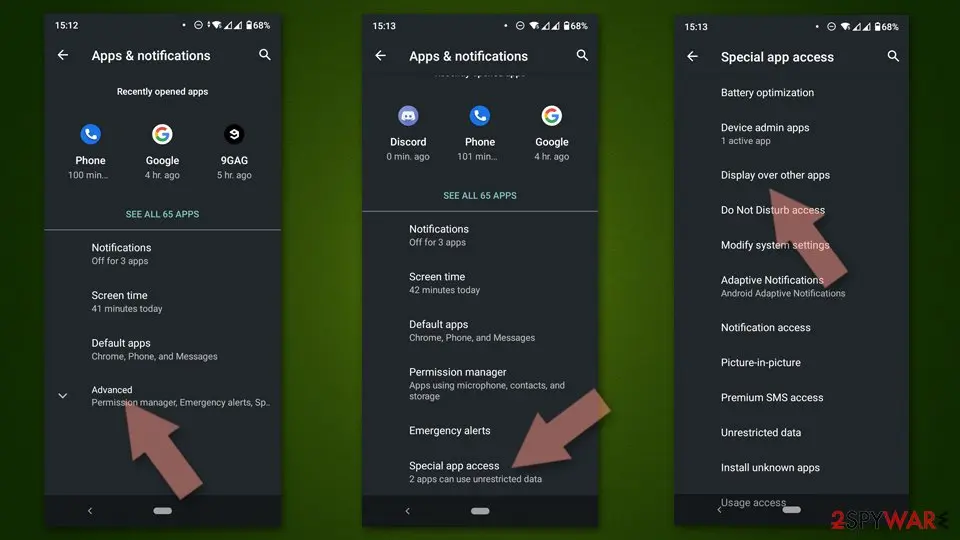 Davisonbarker.pro: check which can0display over other apps