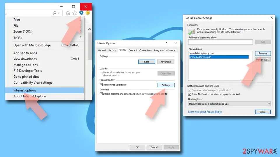 Videochatnewz.com: stop notifications on ie