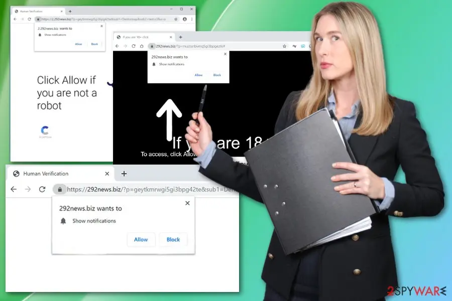 292news.biz: 292news biz push notifications virus