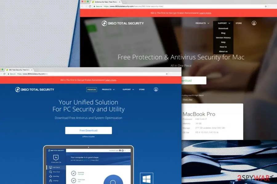 360 Total Security virus: 360 total security official website