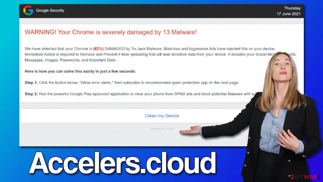 Accelers.cloud: accelers cloud scam adware virus