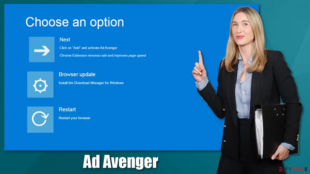 Ad Avenger: browser hijacker virus