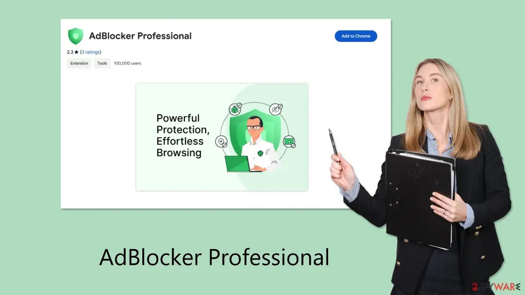 AdBlocker Professional: adware virus