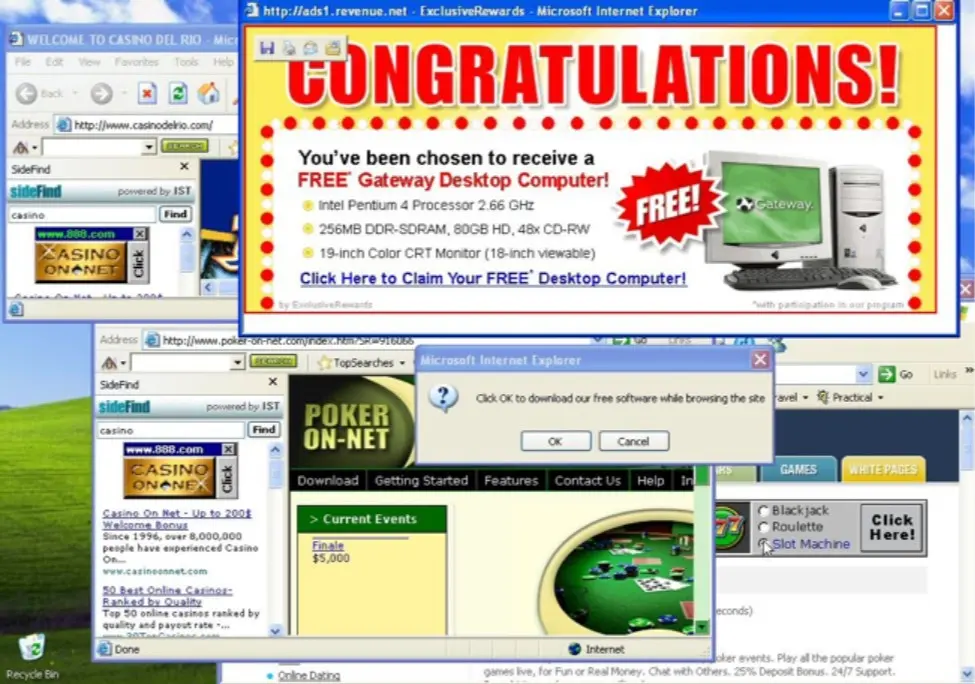 Screenshot of Admess: virus