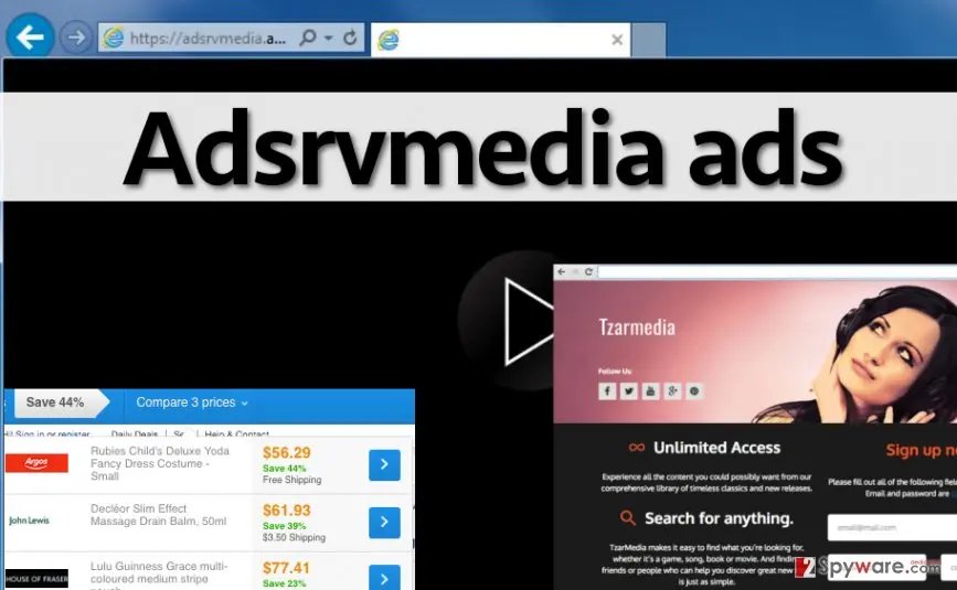 Adsrvmedia virus: delivers ads