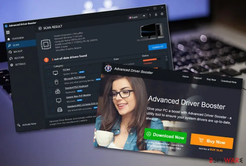 Advanced Driver Booster: rogue software