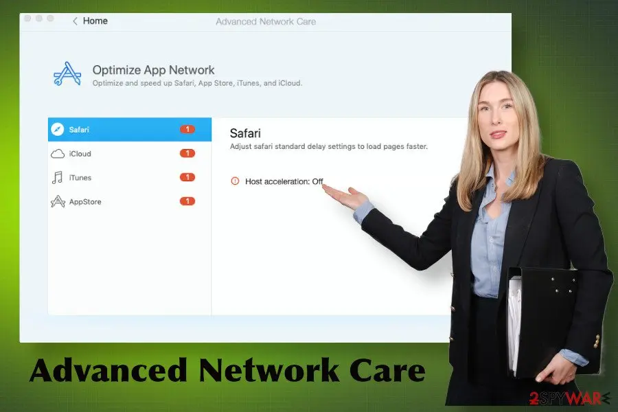 Advanced Network Care: malware