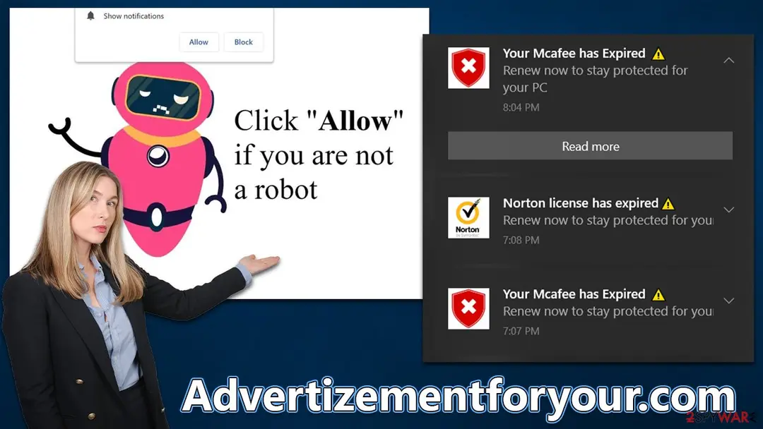 Advertizementforyour.com: advertizementforyour com push notifications