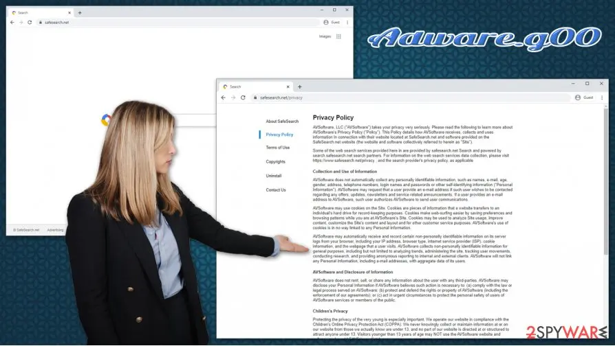 Adware.g00: adware g00 potentially unanted program browser hijack