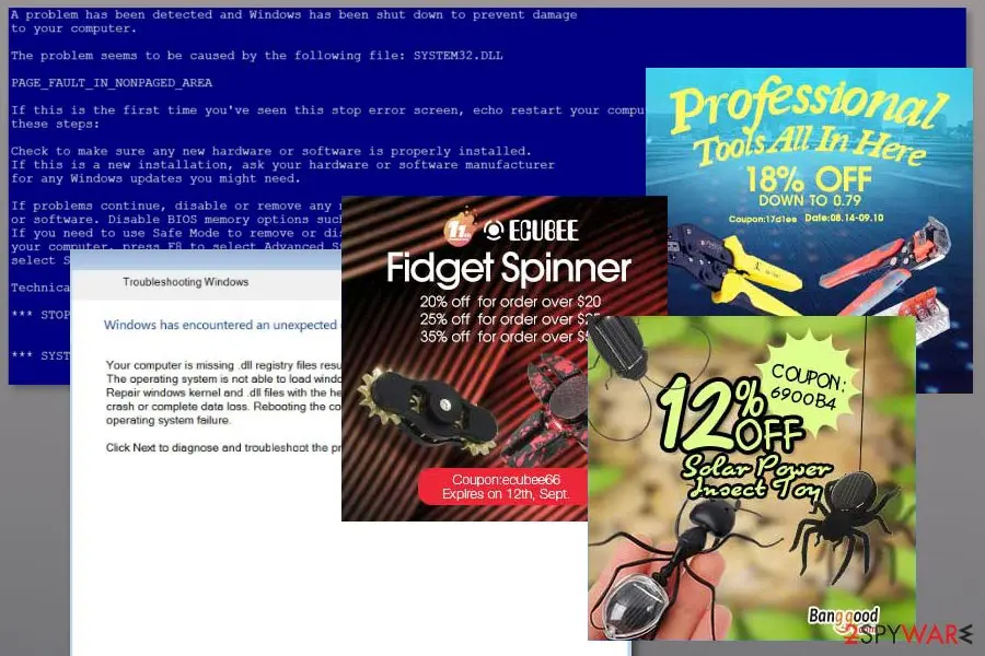 Screenshot of Adwizz: ads