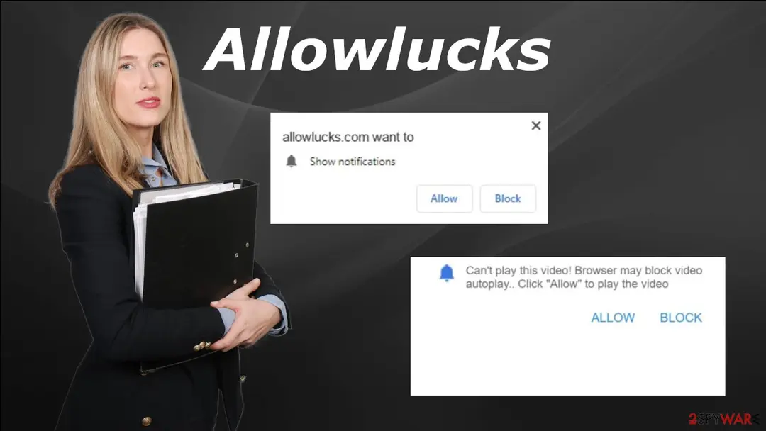 Allowlucks: push notification virus