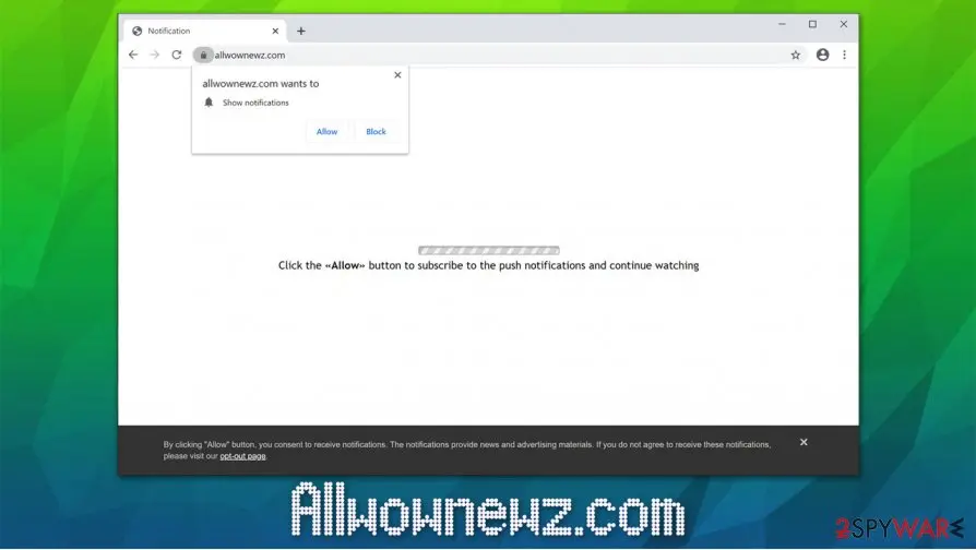 Allwownewz.com: allwownewz com push notification virus