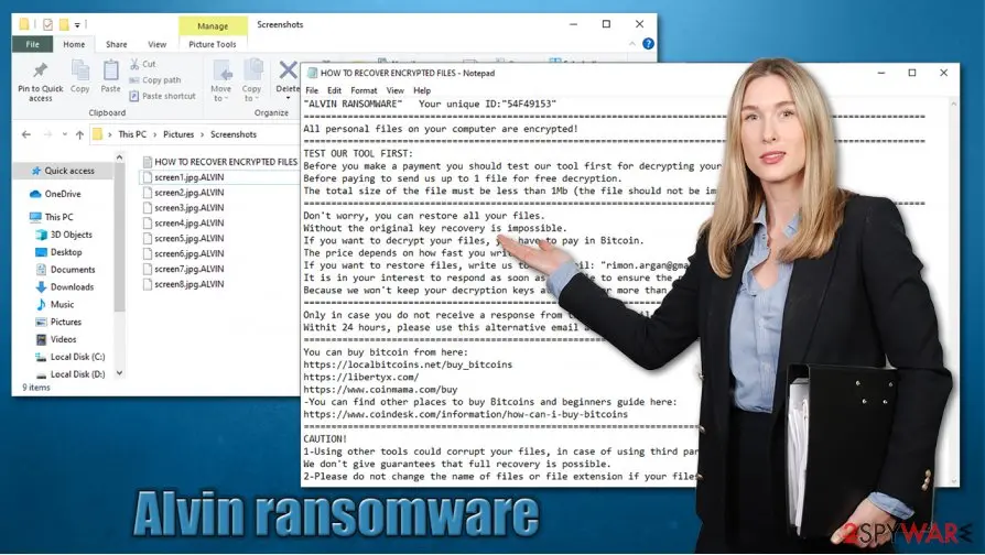 ALVIN ransomware, Alvin file virus: alvin ransomware virus