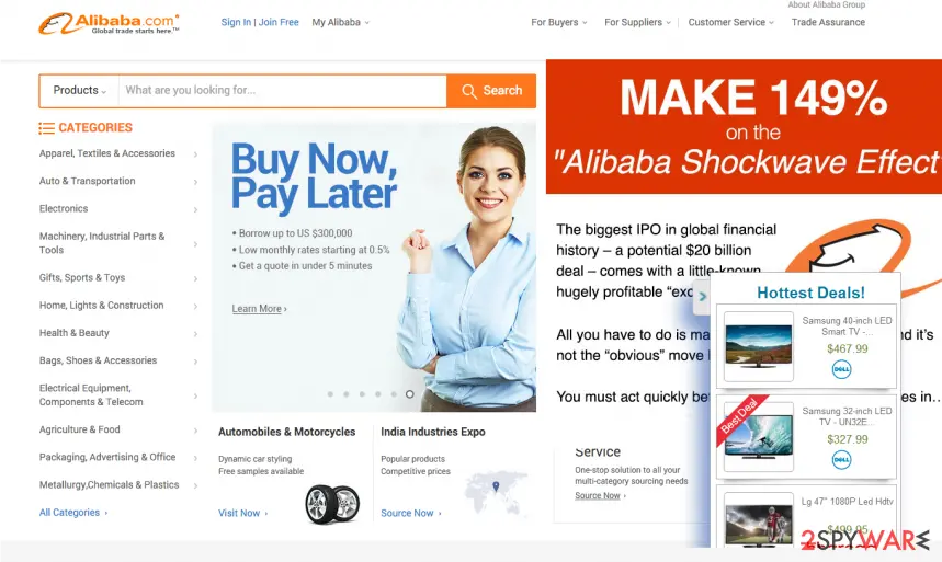 Alibaba: an example of ads