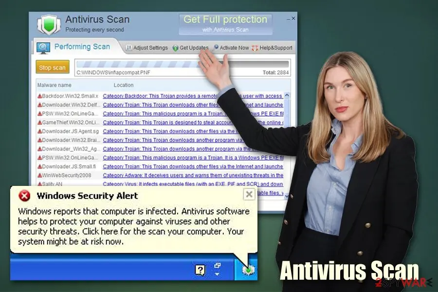 Antivirus Scan: fake scareware program