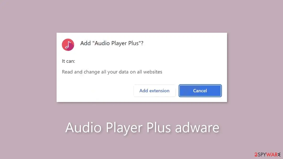 Audio Player Plus: adware
