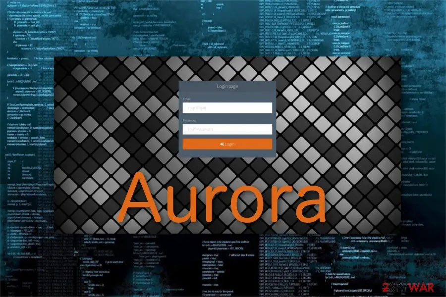 Aurora ransomware: starts using c2 server
