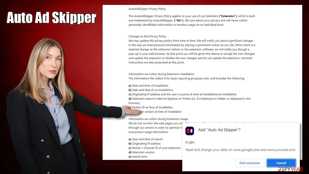 Auto Ad Skipper: browser hijacker virus