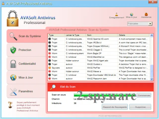 AVASoft Professional Antivirus: 1