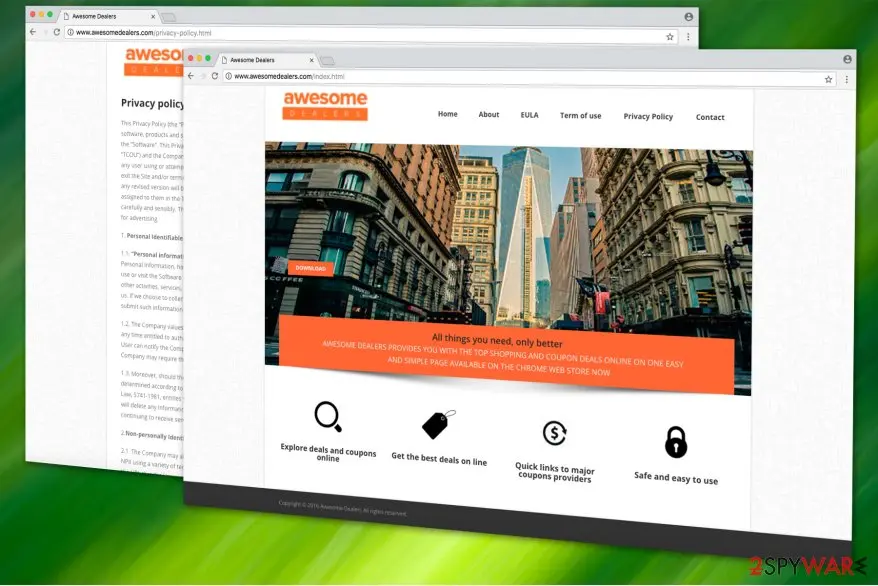 Awesome Dealers ads: frustrate computer users