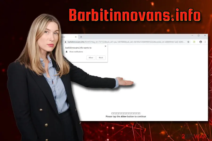 Barbitinnovans.info: barbitinnovans info potentially unwanted program ads