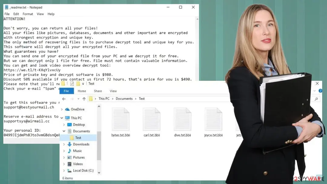 Bbii ransomware: bbii file virus