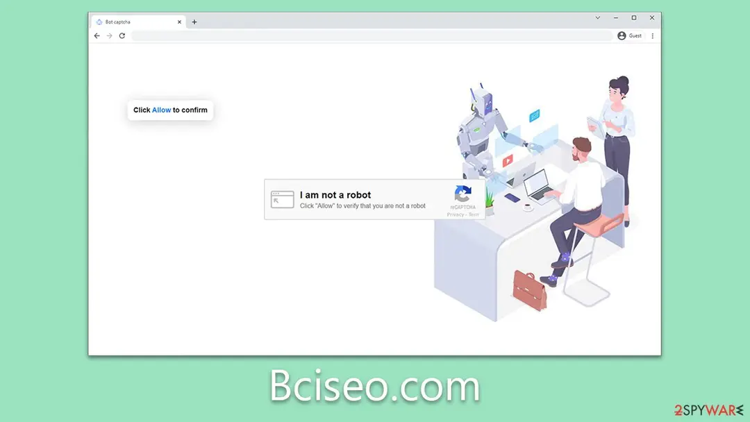 Bciseo.com: bciseo com push notification virus