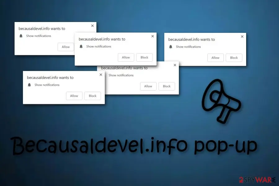 Screenshot of Becausaldevel.info: becausaldevelinfo ads