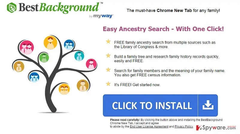Screenshot of BestBackground Toolbar: screenshot