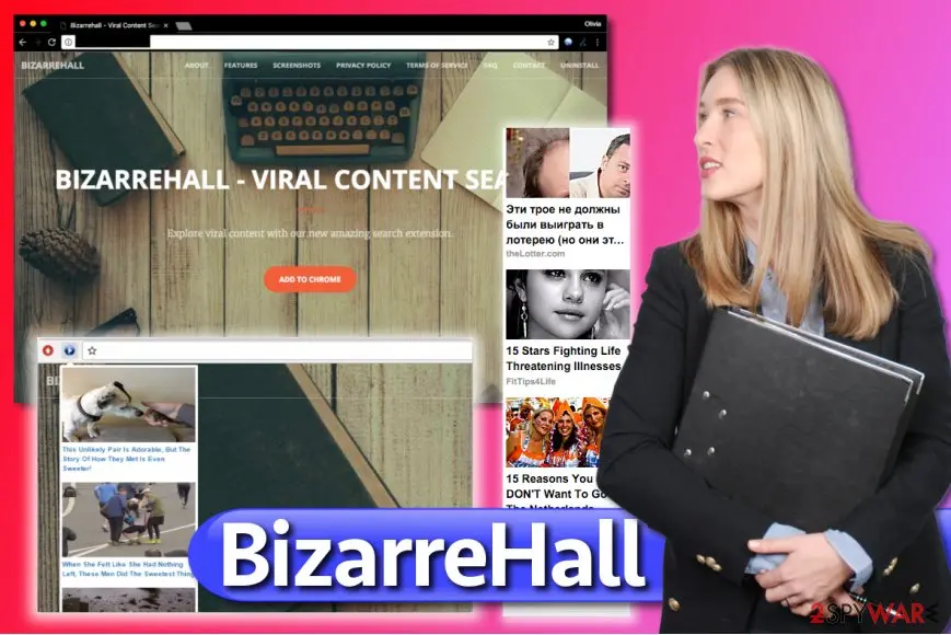 Bizarrehall virus: bizarehall ads