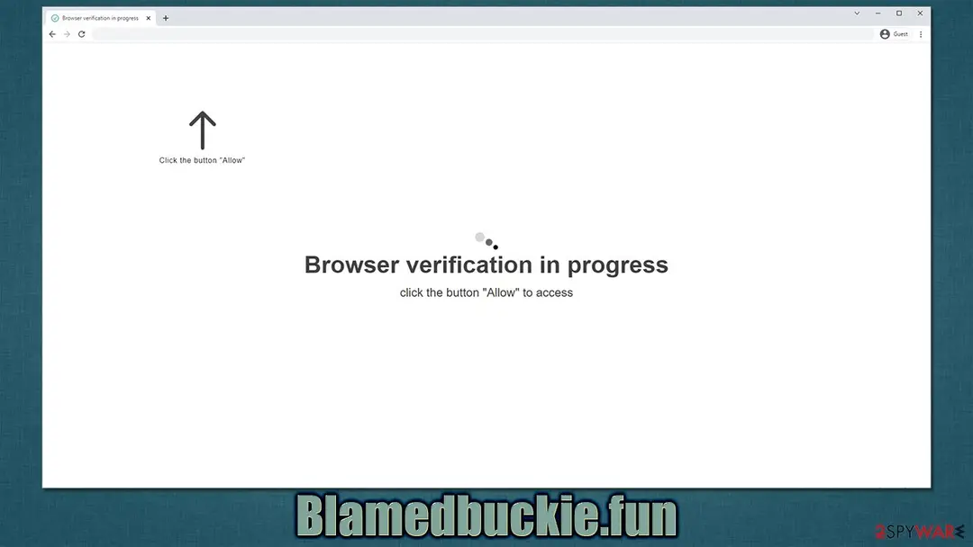Blamedbuckie.fun: blamedbuckie fun push notification virus
