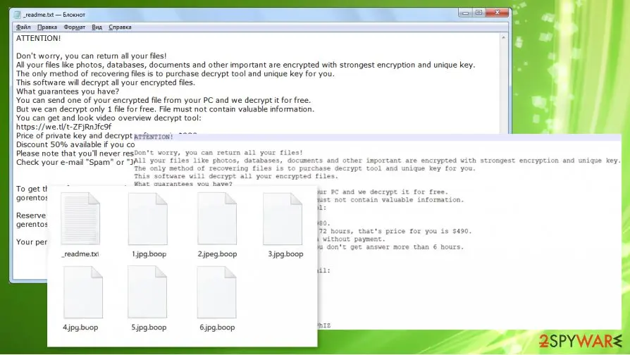 Boop virus: boop ransomware