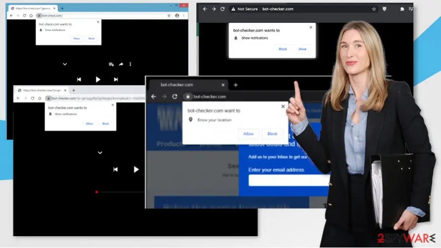 Bot-checker.com: bot checker com adware
